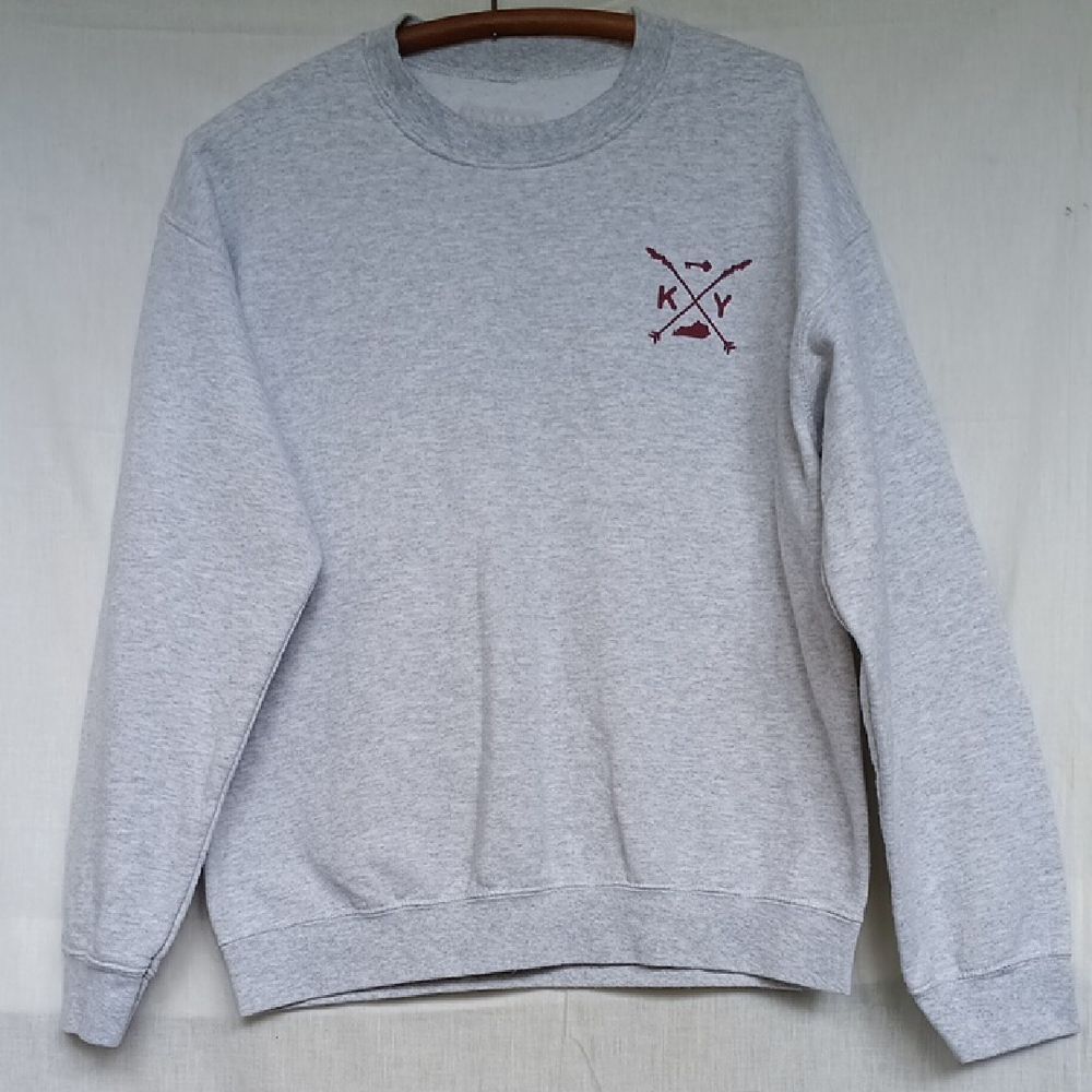 Gray Crewneck Sweater Kentucky University